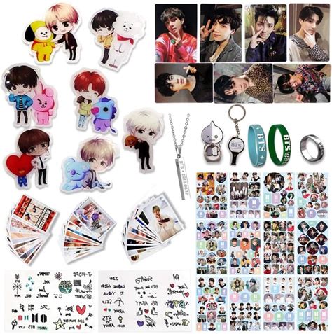 Fatyi BTS Gift Set, Bt21 Badge Set, Stickers, Army India | Ubuy