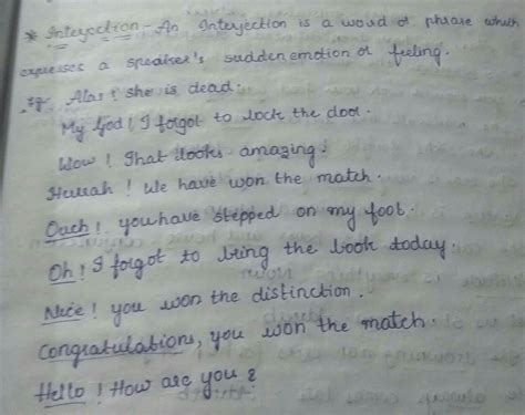 interjection with example - Brainly.in