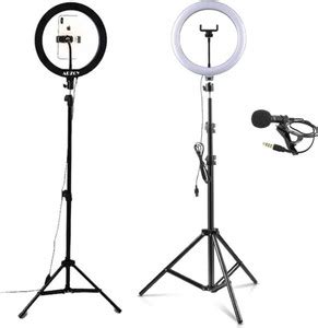 airtech Ring Light 10" With 7 Feet Tripod Stand For Making Reels ...