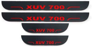 CARMART CCar door LED footstep scuff sill plate guards for xuv-700 Door ...