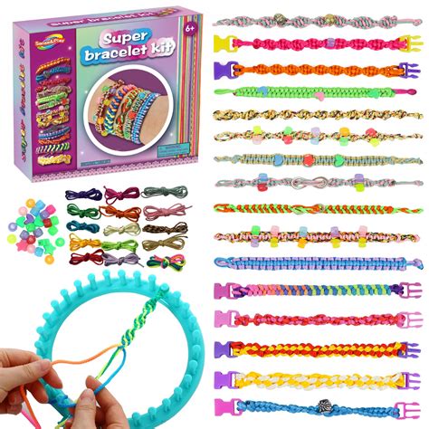Sense&Play Friendship Bracelet Making Kit for Girls,Bracelets Craft Kit ...
