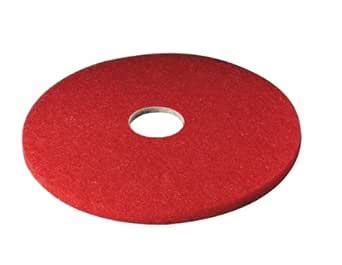 WAXIE 17" KleenLine Buffing Pad, Red, Conventional Speed 175-600 RPM ...