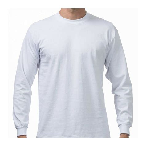 Pro Club Plain Long Sleeve T-Shirt White - Billion Creation