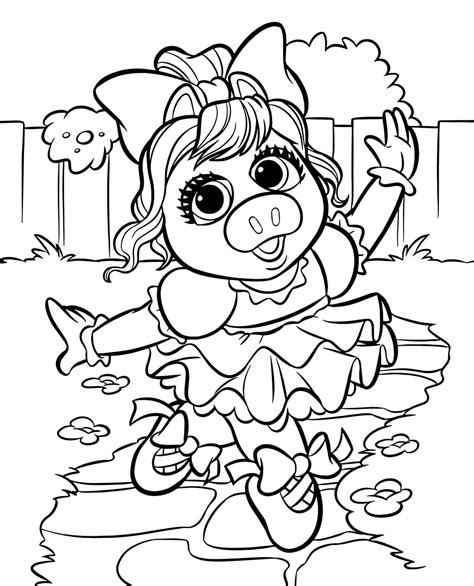 Pretty Baby Piggy coloring page - Download, Print or Color Online for Free