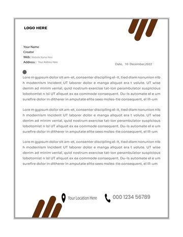 Letterheads headband mockup letterhead word letterhead mockup business ...