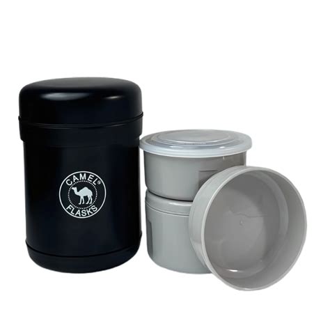 3 Compartment 750 ML Vacuum Insulated Steel Lunch Box with Bag ...