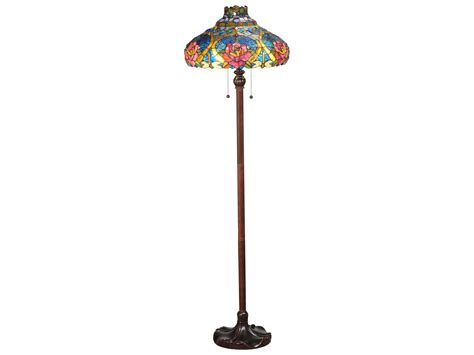 Meyda Dragonfly Rose Multi-Color Floor Lamp | 138109