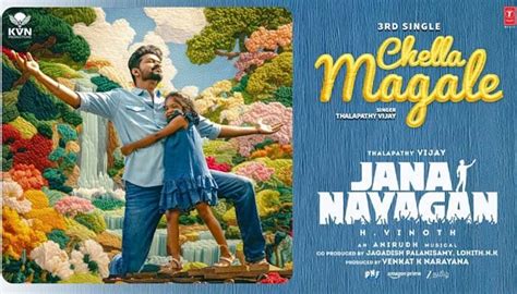 Thalapathy Vijay Sings 'Chella Magale' as Jana Nayagan (Jana Neta ...
