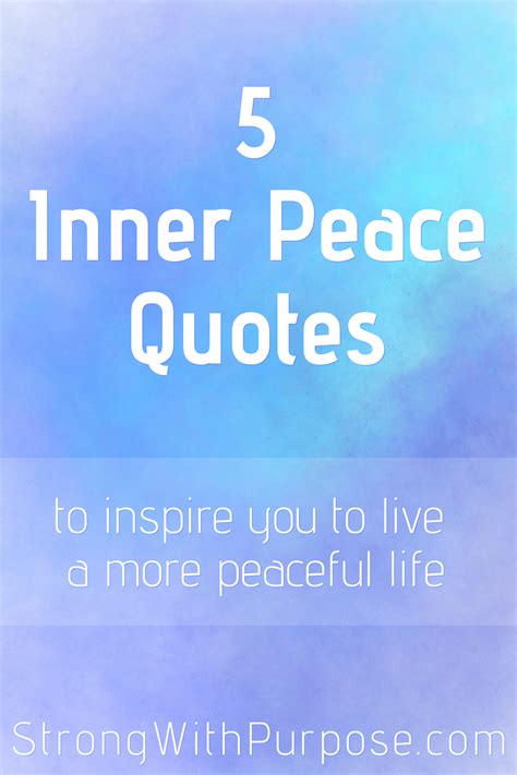Inner Peace Quotes