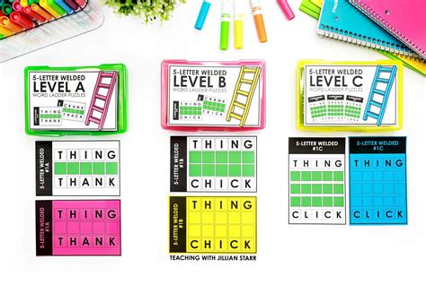 3 Easy Word Ladders Activities for Your Classroom - Teaching with ...
