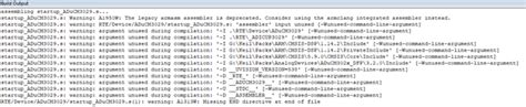 error: L6236E: No section matches selector - no section to be FIRST ...