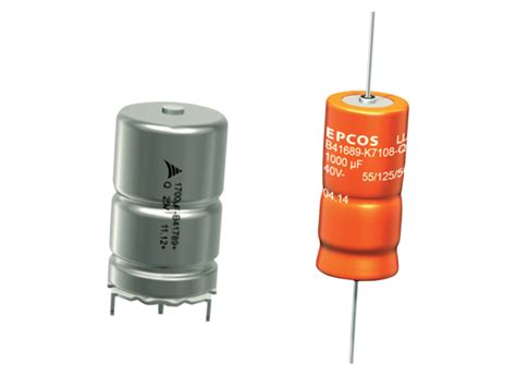 B41689 & B41789 High Ripple Current Aluminum Caps - EPCOS / TDK | Mouser