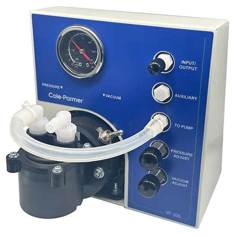Cole-Parmer VP-200 Air Cadet Vacuum/Pressure Pump Station, Diaphragm, 0 ...