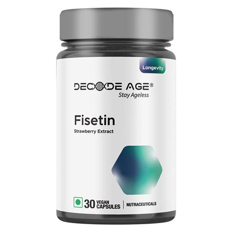 Decode Age 99% Pure Best Fisetin Supplement, Senolytic Activator 100 mg ...
