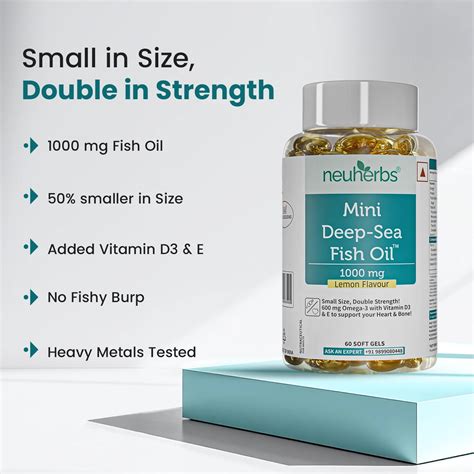 Buy Mini Deep Sea Fish Oil 1000 MG Capsules & Tablets