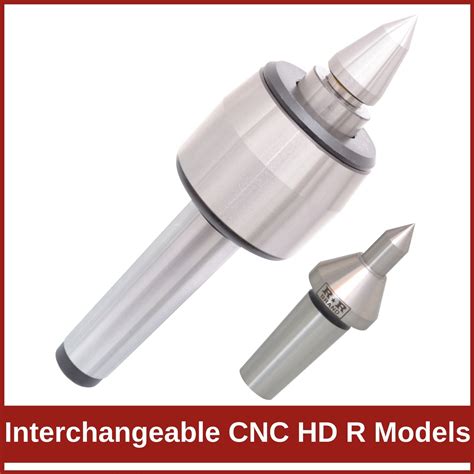 CNC Heavy Duty Revolving Centers with Interchangeable Point