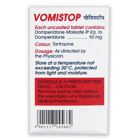 Vomistop 10 mg Tablet | Uses, Side Effects, Price | Apollo Pharmacy
