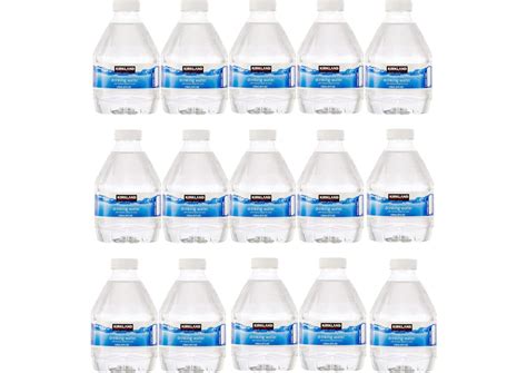 Kirkland Signature Purified Water Bottles - 8 Fl Oz (Pack of 15, 120 Fl ...