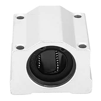 Linear Motion Ball Bearing, 3D Printer Slide Block SC20UU 20mm Aluminum ...