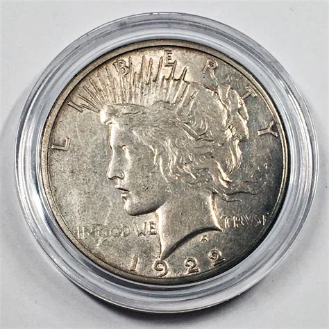 1922-S American Silver Peace Dollar w/ Capsule | Property Room