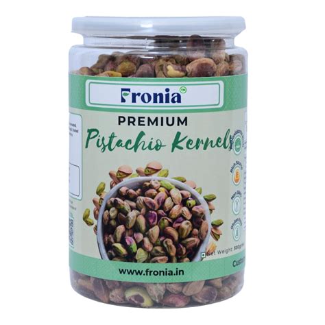 FRONIA Premium Unsalted Pistachio Kernels 500g | Super Crunchy & Delic ...
