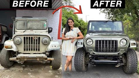 Best Ever Old to New Mahindra Thar Conversion Detailed on Tape » Car ...