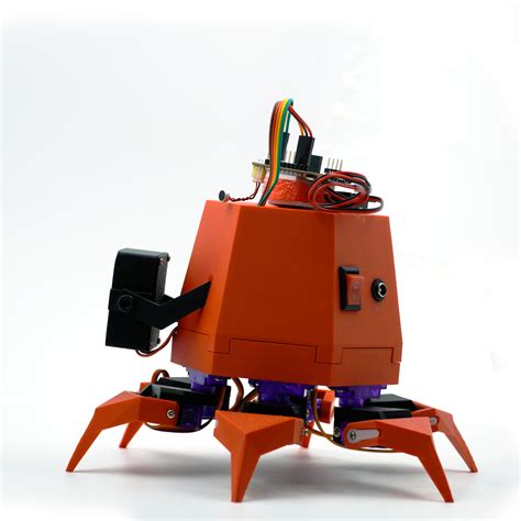 AI Voice-Assisted & Mobile-Controlled 3D Printed Hexapod Robotic Proje ...
