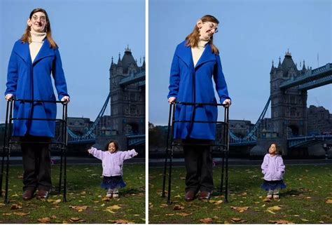 When world’s tallest and shortest women meet for afternoon tea: A ...