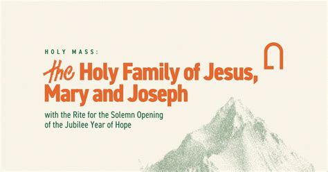 Holy Mass with the Rite for the Solemn Opening of the Jubilee Year of ...