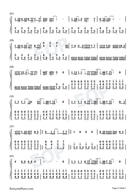 3月9日-一公升的眼泪插曲五线谱预览1-钢琴谱文件（五线谱、双手简谱、数字谱、Midi、PDF）免费下载