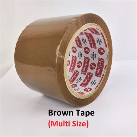 Self Adhesive Bopp Brown Tape 2" (48mm) – Neelgagan