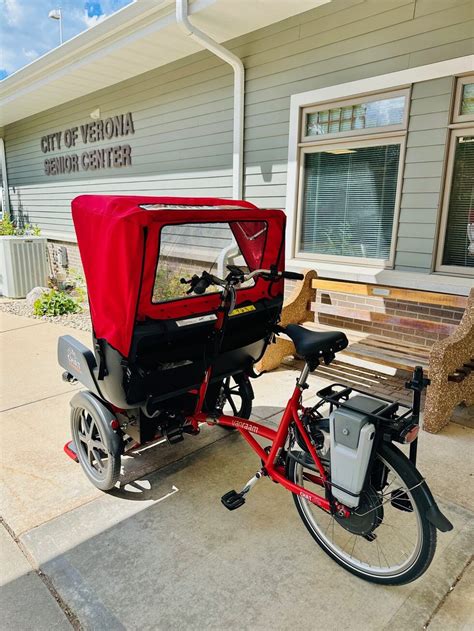 City of Verona senior center debuts trishaw bike