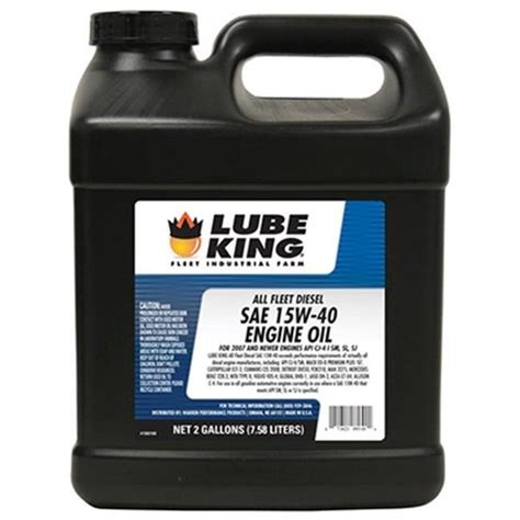 Lube King Lube King LU01542G 15W40 Fleet Oil; 2 Gallon 152209 | Zoro