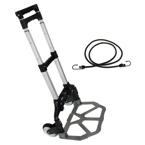 F2C Portable Folding Hand Truck Aluminium Luggage Trolley Cart and ...