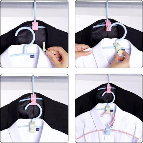 Buy 120Pcs Clothes Hanger Connector Hooks, Cascading Hangers Hooks ...