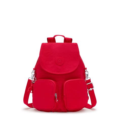 Buy Kipling Firefly Up Convertible Backpack Red Rouge Online in India ...