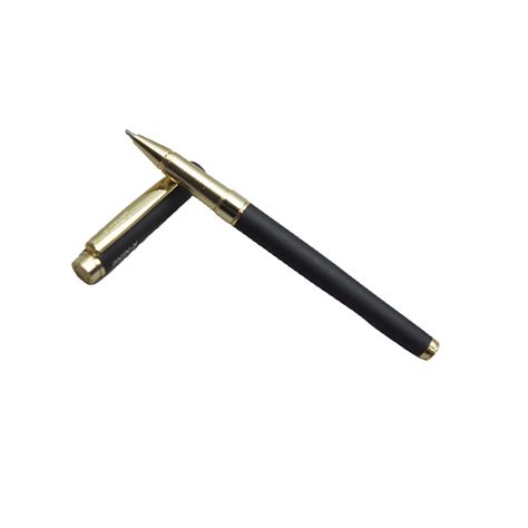 K-Nine GT Mat Black Body with Gold Clip 0.7mm Tip Cap Type Roller Ball ...