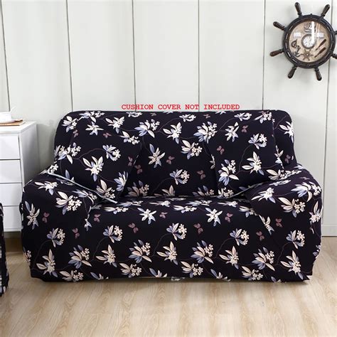 House of Quirk Polyester Spandex Printed Sofa Cover Big Elasticity ...