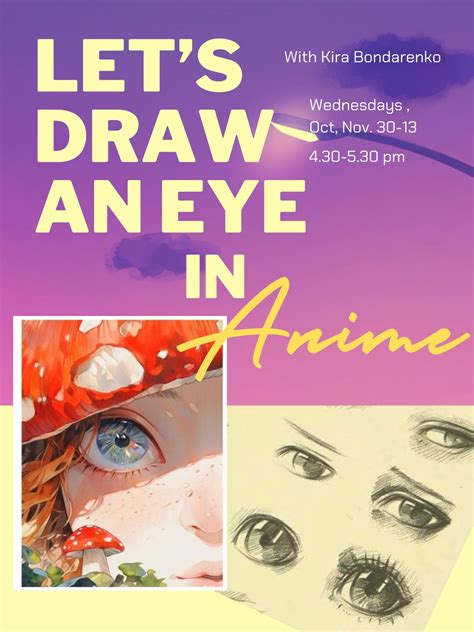 Draw & Watercolor Anime Eyes with Kira, 352 Stephen Street, Morden, MB ...