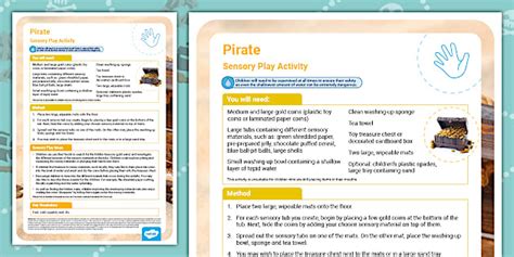 Pirate Sensory Play Activity | Twinkl (teacher made)