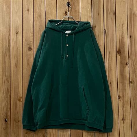 NORTHERN REFLECTIONS / 90s MADE IN CANADA Henry Neck Pullover Hoodie ...
