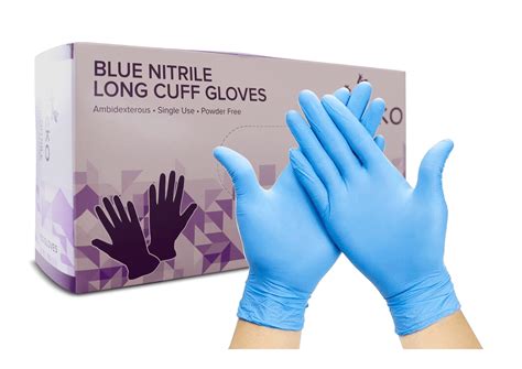 Nitrile Gloves GLOVEWORKS HD 8 Mil Green Nitrile Disposable Gloves,