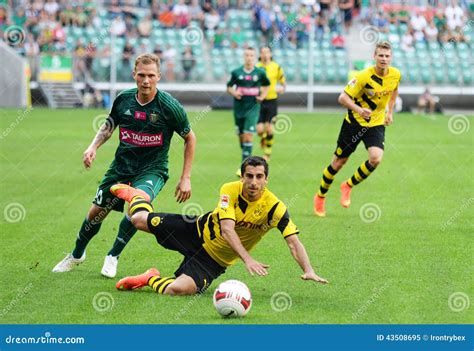 Borussia Dortmund. Henrikh Mkhitaryan Editorial Image - Image of winger ...
