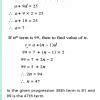 The 10 th term and the 18th term of an A.P. are 25 and 41 respectively ...