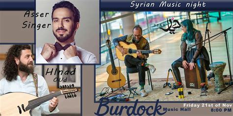 Syrian Music night with Diar "دْيَار" and Friends, 1184 Bloor St W ...