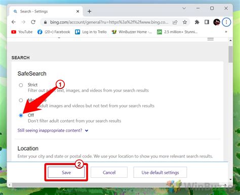 Bing Search Settings 的图像结果