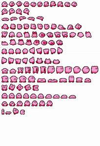 16-Bit Kirby Sprite Sheet | Pixel art games, Sprite, Pixel art