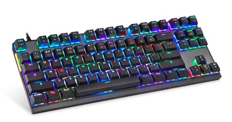 Mechanical Keyboard Gaming Performance Keyboard Rgb Backlit Ergonomic ...