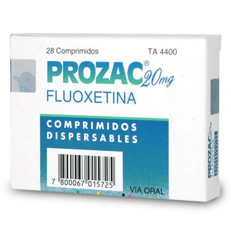 Prozac Fluoxetina 20 mg 28 Comprimidos Dispersables - FarmaCompara