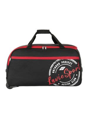 Buy Lavie Sport Black Solid Luggage And Travel Bag Online
